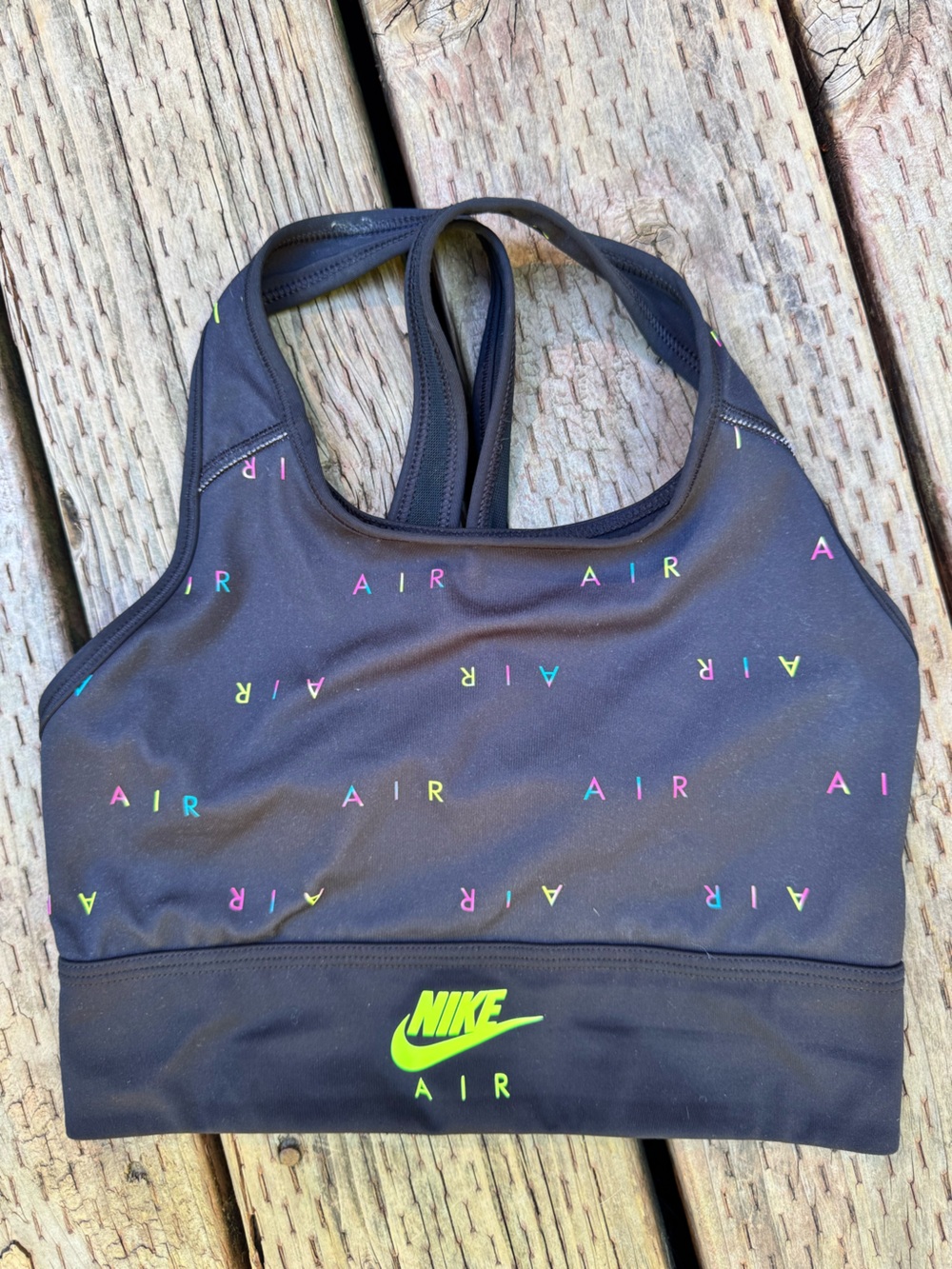 Nike Black Dri-FIT Sports Bra with Subtle Logo